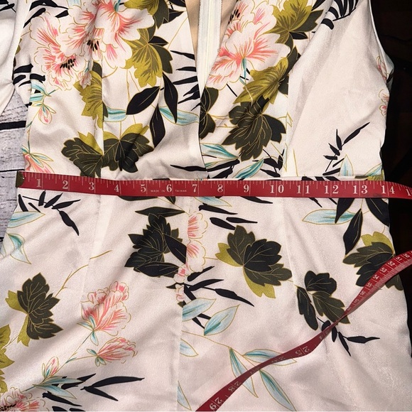 Romper Hot Miami Style Blithe Jumpsuit Small Japanese Oriental Floral Print - Picture 12 of 16